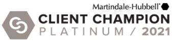 Martindale-Hubbell Client Champion Platinum 2021
